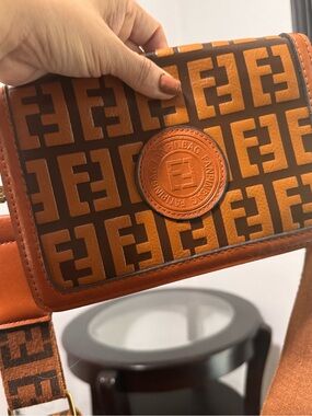 Cognac Crossbody Bag -